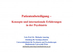 Patientenbeteiligung Amering